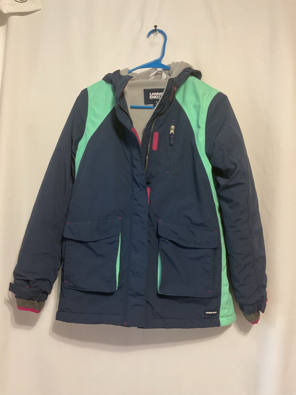 Land’s End girls coat large 14